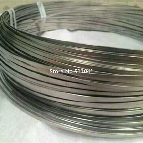 Gr5 Gr.5 grade 5  Titanium flat  wire size 1.05mm*2.85mm*1500mm  5kg wholesale price,paypal