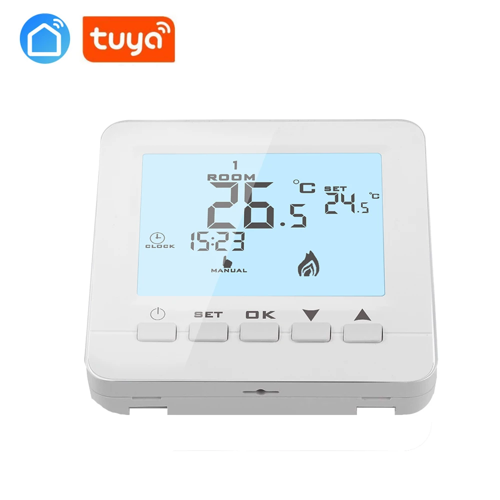 SMART LIFE Programmable WiFi Thermostat Controller Gas Boilers for dry contact Temperature Controller Work With Alexa Google Hom