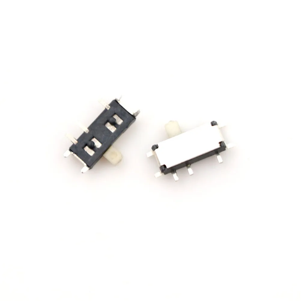 20PCS 7 Pin Mini Slide Switch On-OFF 2Position Micro Slide Toggle Switch Miniature Horizontal Slide Switch SMD