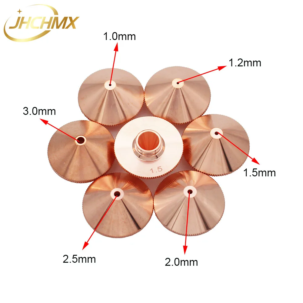 JHCHMX Precitec WSX Laser Nozzles Dia.28mm H15 Thread M11 Single Layer Caliber 0.8-4.0mm P0591-571-00001 Factory Wholesale