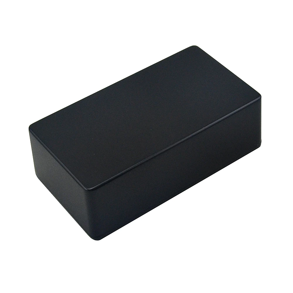 2PCS LANDTONE 1590N1/125B Black Diecast Aluminium Enclosure for DIY Guitar Effect Pedal Kits