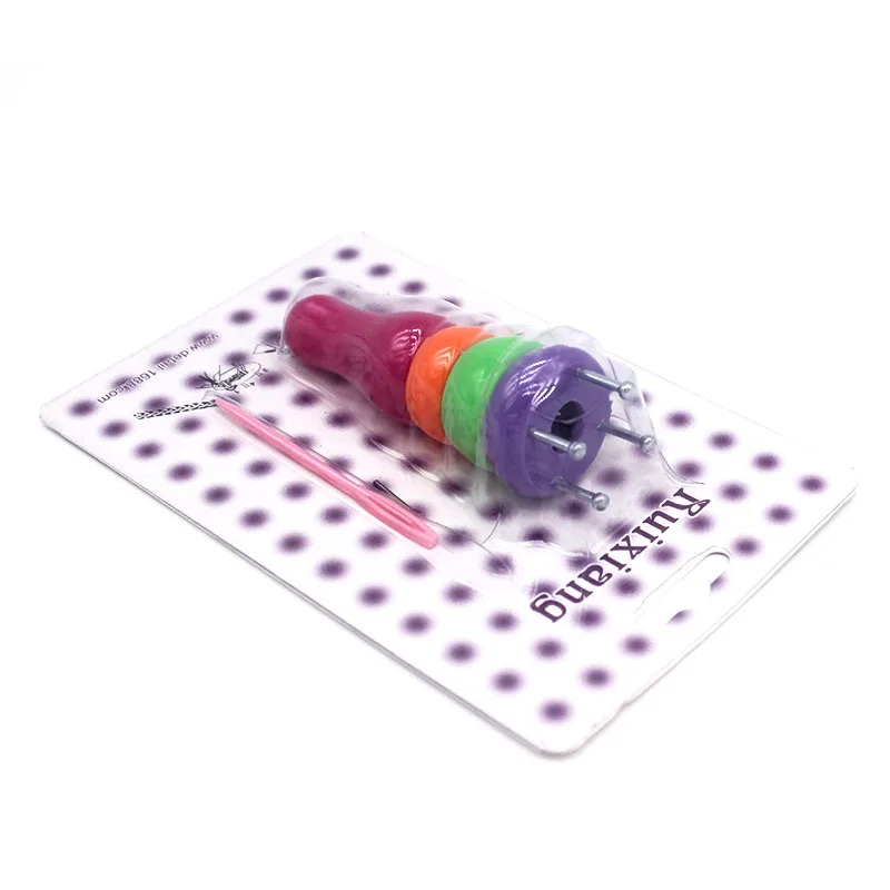 ABS Plasic Yarn Wool Knitter Knitting Doll Dolly Rope Braided Craft Loom Maker DIY Sewing Tools & Accessory Needlework Home Tool