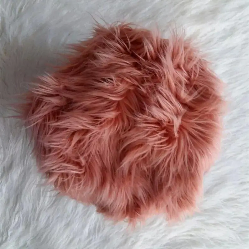 Newborn Baby photo prop Vintage faux fur Blanket Fabric Backdrop Basket Filler Newborn Baby Layering Fabric