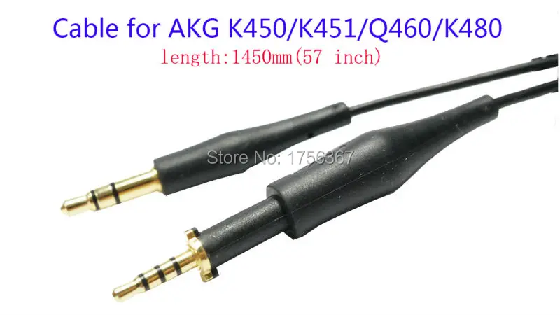 

Earphone replacement line Cable 3.5mm to 2.5mm for AKG K450 K451 K452 K480 Q450 Y40 headset.Earphone connecting wire