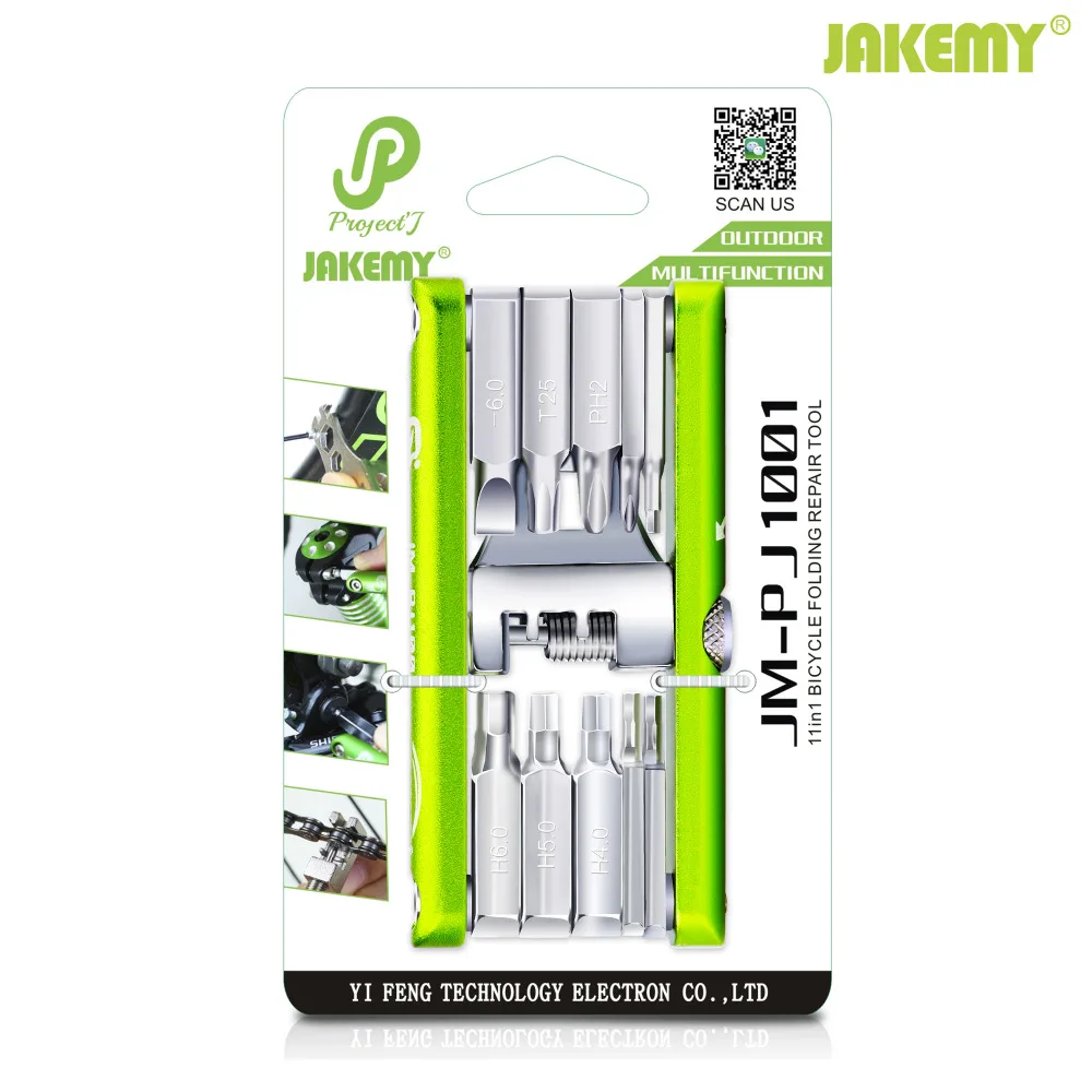 JM-PJ1001 Multifunctional Mountain Bicycle Tools Sets Bike Bicycle Multi Repair Tool Kit Hex Spoke Wrench Screwdriver Nut Tools