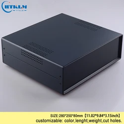 Iron electrical connector enclosure diy instrument case for project enclosure iron Controller wire connection box 280*250*80mm