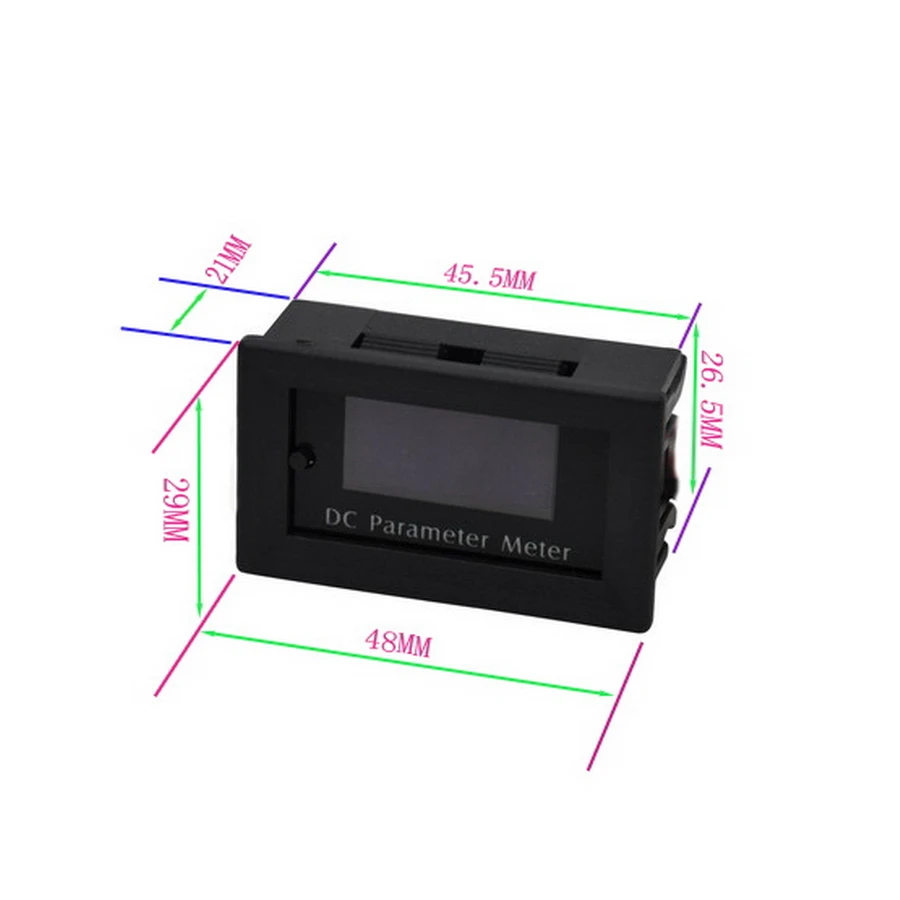 GWUNW BY62 DC1A2A5A10A20A30A50A100A200A300A500A10V30V50V100V200V500VOLEDDC voltageammeterpowertemperature/batterycapacity tester