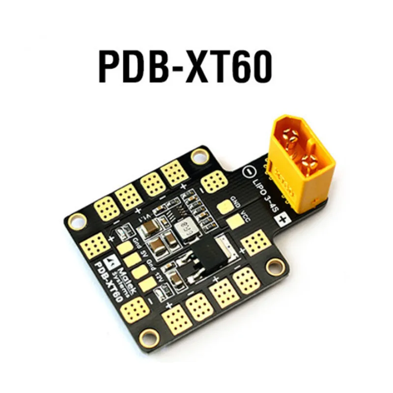 Matek Systems PDB Power Distribution Board XT60 W/ BEC 5V & 12V 2oz Copper For RC Helicopter FPV Quadcopter Muliticopter Drone