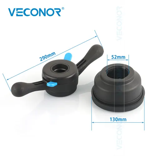 Imagen 2 del producto Tuerca de bloqueo rápido, abrazadera de liberación rápida, tuerca de ala de cubo para equilibrador de ruedas de coche, máquina equilibradora de neumáticos, herramientas de cambio 36 38 40mm