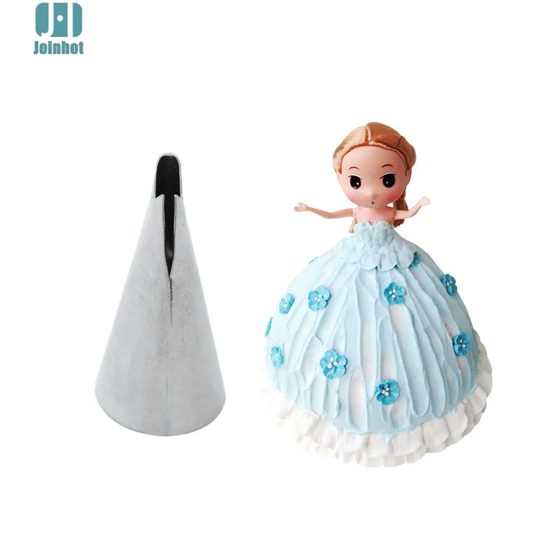 A8 1 pc new arrival   baby doll skirt  Stainless Steel Icing Piping Nozzles Pastry Tips Fondant Cup Cake Baking Tool