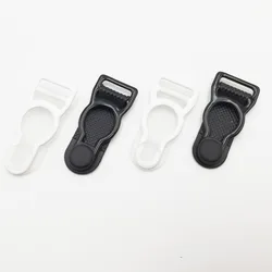 100Pcs Nylon Coated Metal Suspender Clip Garter Stocking Belt End Buckle Bra Making Garment DIY Accessories Replacement Parts