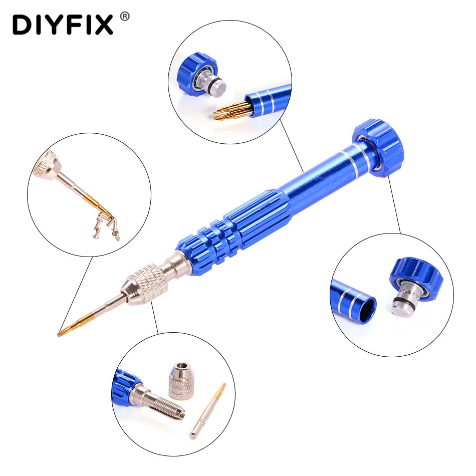 DIYFIX 20 in 1 Repair Tools Kit Smartphone LCD Screen Opening Pliers Metal Pry Spudger Set for Mobile Phone Tablet Laptop PC