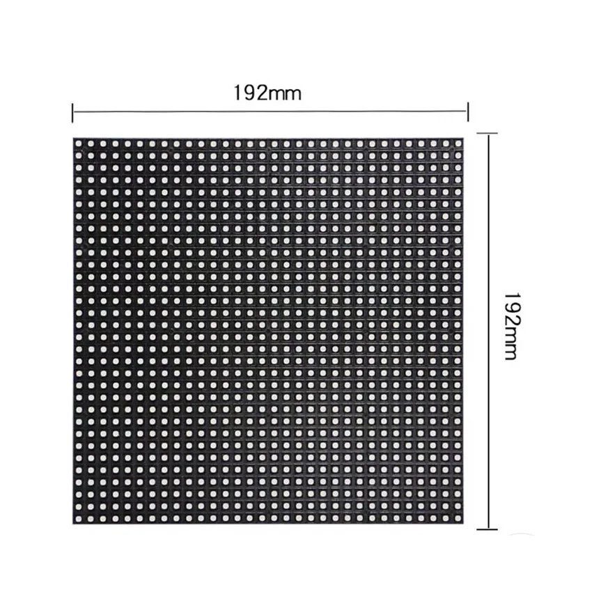 P6 Outdoor Waterdichte 1/16 Scan Rgb Full Kleur 32X32 Pixels Smd Led Module Board Voor Video Wall P4 p5 P8 P10 Led Display Screen