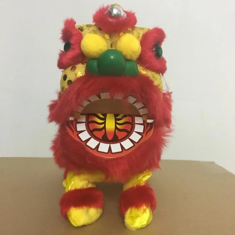 Electric Plush Toy Lion  Electric Zhaocai Lion Toys Children's  Gift  Traditional Chinese toys  A005 1pc/lot