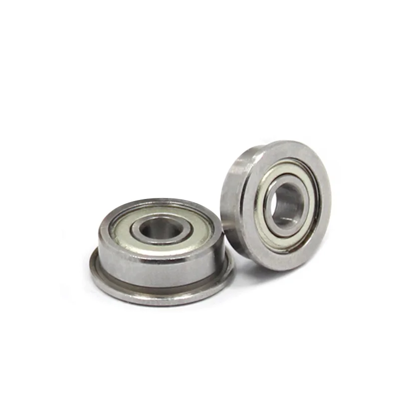 20pcs/50pcs/100pcs F604ZZ F605ZZ F606ZZ F607ZZ F608ZZ F609ZZ  Flange Deep Groove Ball Bearing Miniature mini