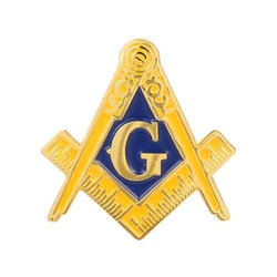 Masonic Compasses Freemason Mason Lapel Pin Bagde