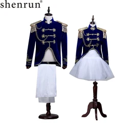 Shenrun-男性と女性のための軍服,衣装,ステージコスチューム,スタジオ,結婚式,パーティー,プロム,パフォーマンススーツ