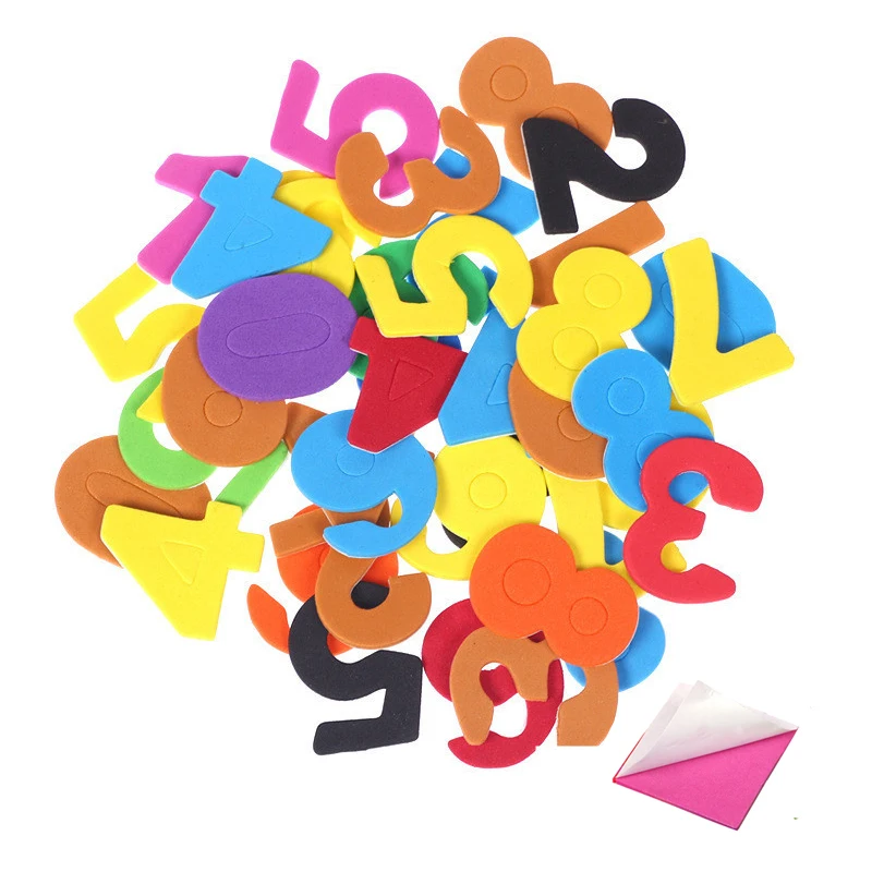 Eco-friendly EVA Foam Letter/Numbers/Animals Sticker Children Hand DIY Scrapbooking Sticker Craft Pegatinas Gift Toys Aufkleber