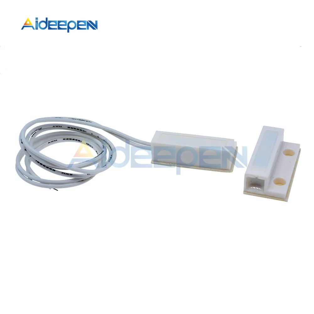 MC-38 MC-38 Wired Door Window Sensor Magnetic Switch Home Alarm System Detector Normally open Normally closed Switches