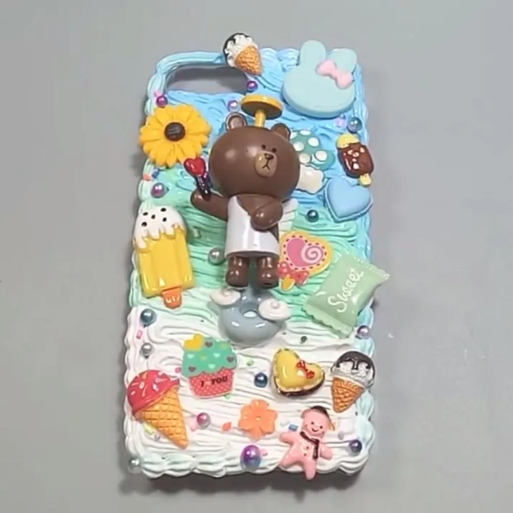 1pc Random Color Quick Drying Simulation Cream Glue For Jewelry Rhinestone Phone Case DIY Children Toys Cake Decorating Tool