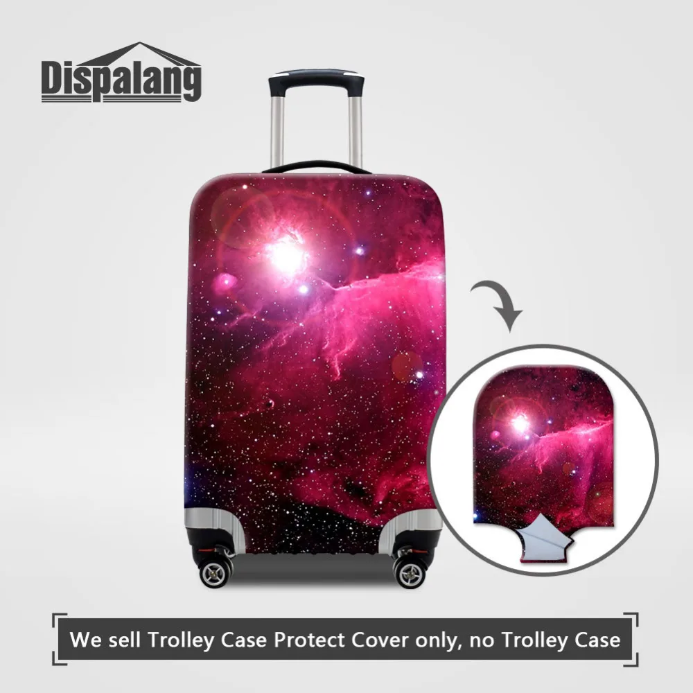 

Dispalang Christmas Gift Galaxy Star Travel Luggage Protective Dust Cover Elastic Suitcase Cover Suit 18-30 Inch Case Cover