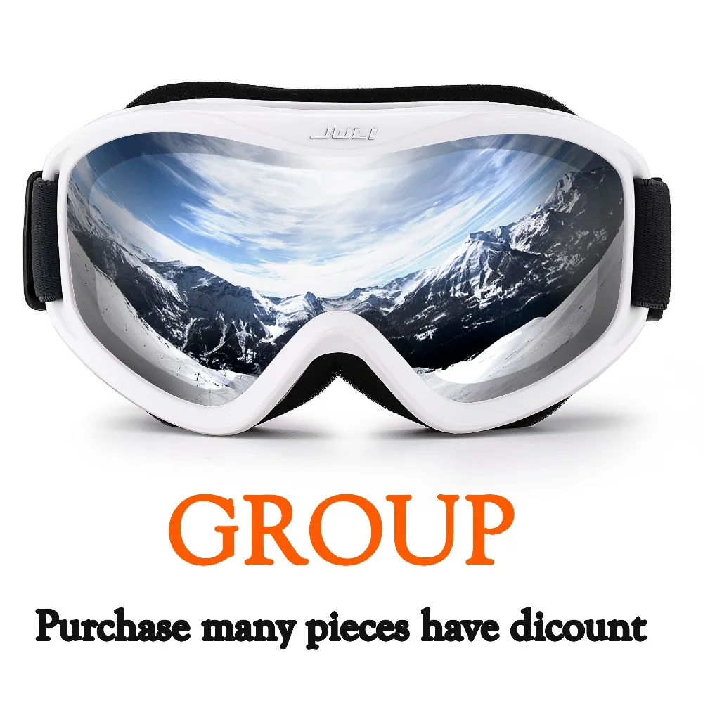 Skibrille-Schneebrille 100% UV400 Schutz Snow Goggles für Männer & Frauen, 2 STÜCKE-10 STÜCKE