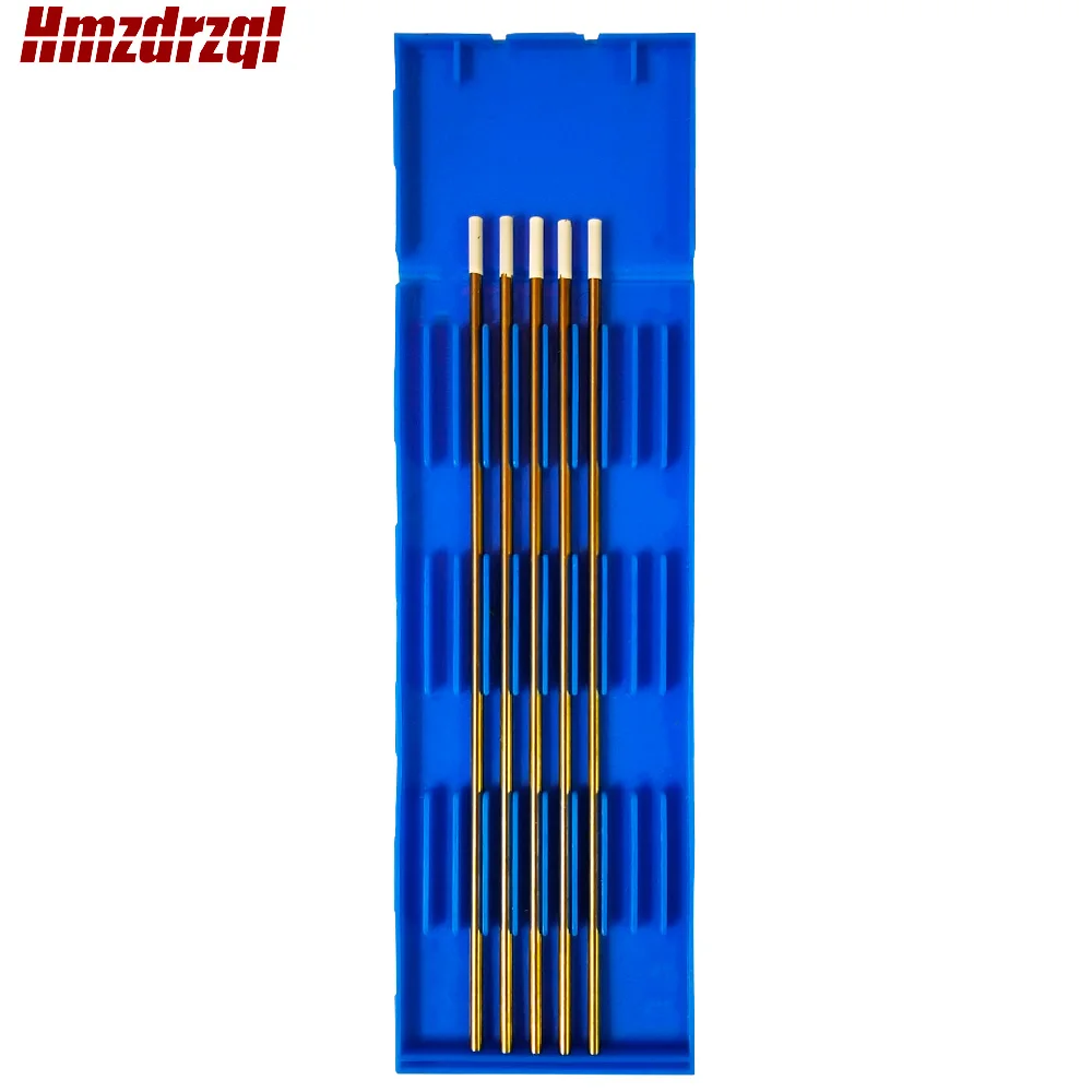 5 Piece WZ8 2.4X150 mét 3/32 "X6" Zirconiated Vonfram Điện Cực Trắng