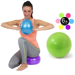 Mini bola de ioga, bola de fitness para exercícios físicos, exercícios de equilíbrio, treinamento caseiro, pods, academia, pilates, 30cm