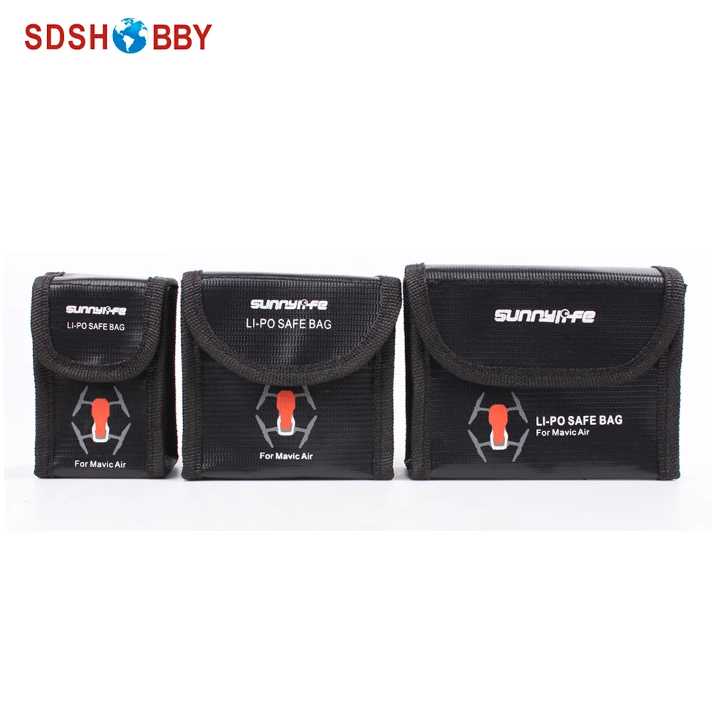 Sunnylife Battery Protective Storage Bag LiPo Safe Bag Explosion-proof for DJI MAVIC AIR