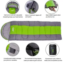 Camping Sleeping Bag Waterproof 220x85cm #2