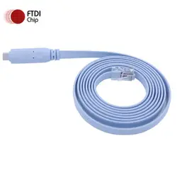 Best Cisco Console Cable USB 6FT FTDI Type-C to Rj45 RS232 For Windows 8/7 Vista MAC Linux Cisco Extension 180cm Cable