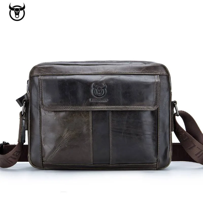 Imagem -02 - Cruz Homens Couro Genuíno Maleta Mensageiro Bolsa Moda Couro Vaca Bolsas de Negócios para Documento Homem Ombro Bolsa Marca