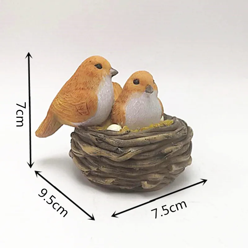 Silicone Mould 3D Creative Outdoor Garden Bird Cute Bird Nest Handmade Soap Mould DIY Chocolate Cake Decorating Tool Food Mould