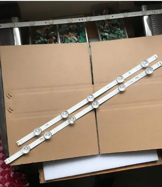 10 buah sirkuit strip 5 + 6LED Circuits 1155MM untuk Circuits Circuits LC550DUE Circuits