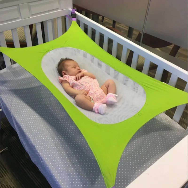 Foldable Baby Crib Newborn Cradle Kids Swing Portable Hammock Infant Hanging Bed Outdoor Camping Folding Cot Sleeping Bed