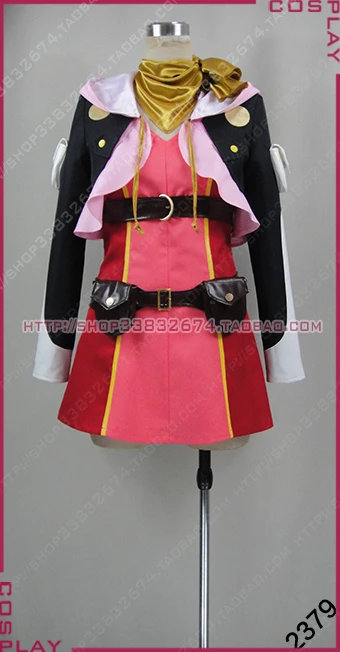 

Tales of Zestiria Rose Red Hallloween Dress Suit Cosplay Costume S002