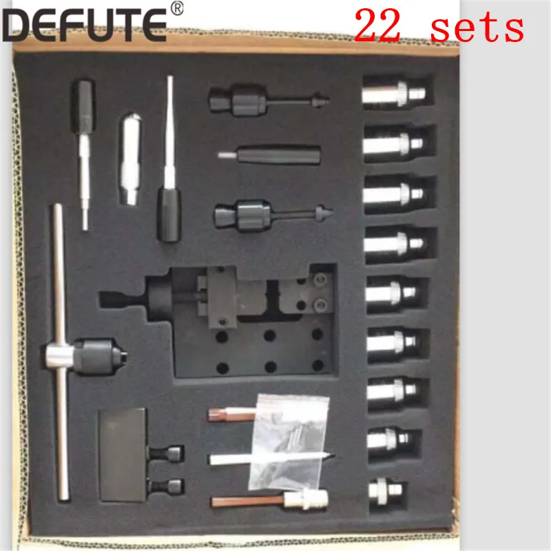 22pcs common rail injector disassemble tool diesel injector dismounting tools common rail repair tools