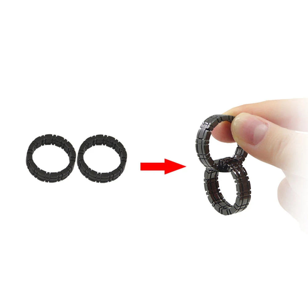 1 Set Himber Ring Gold Black Color For Choose Ring Magic Tricks Close Up Magic Props Magician Trick Gimmick Magic Tool