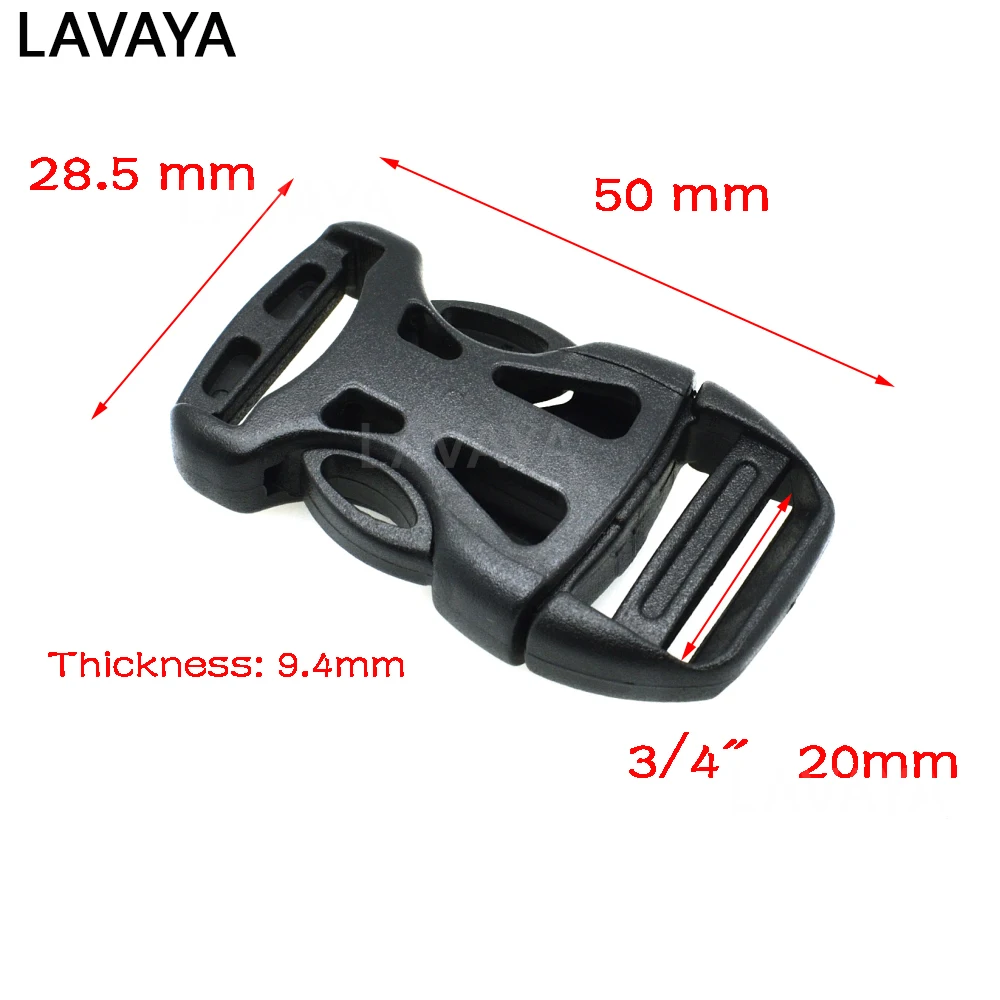 1pcs Webbing Size 20mm 25mm 32mm Buckle Plastic Mask Detach Buckle For Backpack Straps Safety Vests Outdoor Buckle