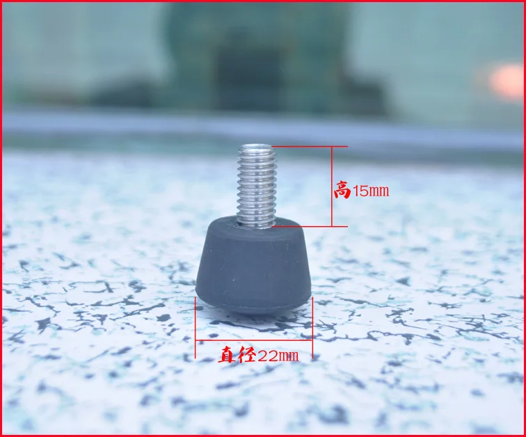 M8 Silver Color Bullet Studs Cone Spikes Floor Stands Component Replacement Part for Tripod Screw Mounting Stud