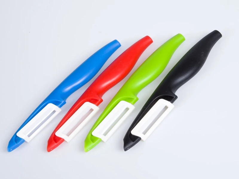 

800pcs/lot Ceramic Durable Ultra Sharp Fruit Potato Vegetable Peeler Ceramic Cutlery 4 olors