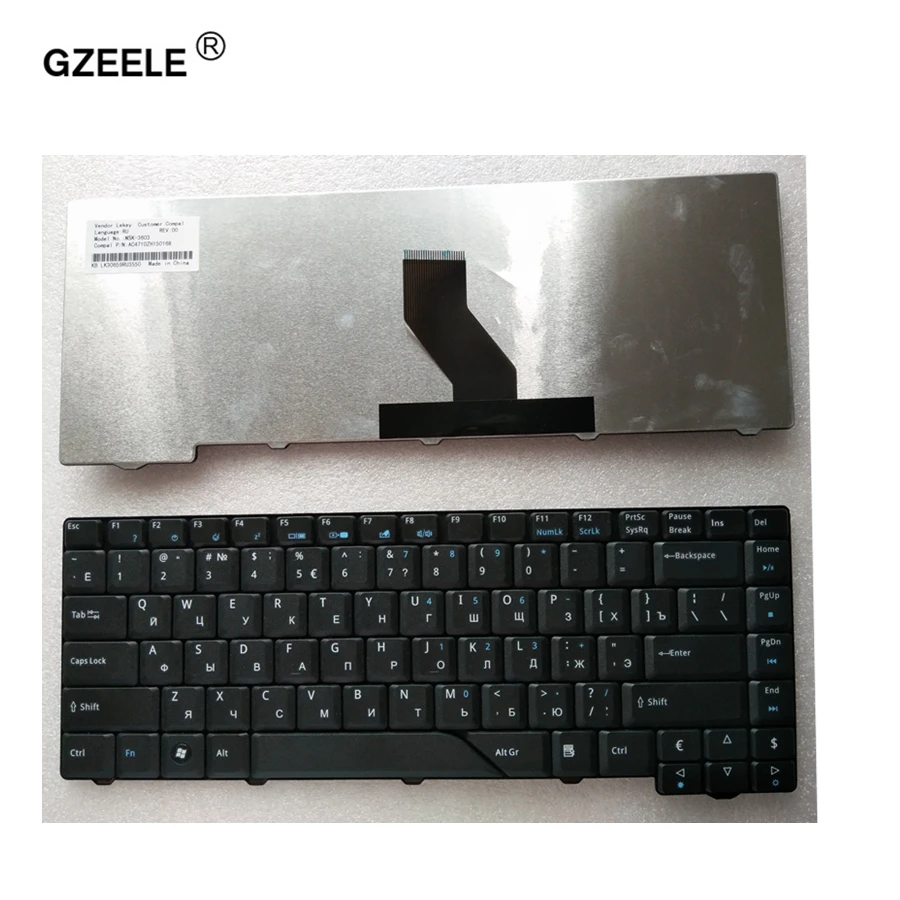 GZEELE russian laptop keyboard for Acer Aspire 6920G 6935G 4930G 6920 6935 7300 4735 4925 RU