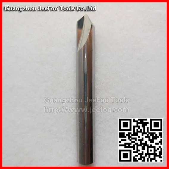 6*90(V)Flat Bottom Cutting Tool Bits, V Shape Carbide Engraving Tools, Wooden Cutters, Router Blade