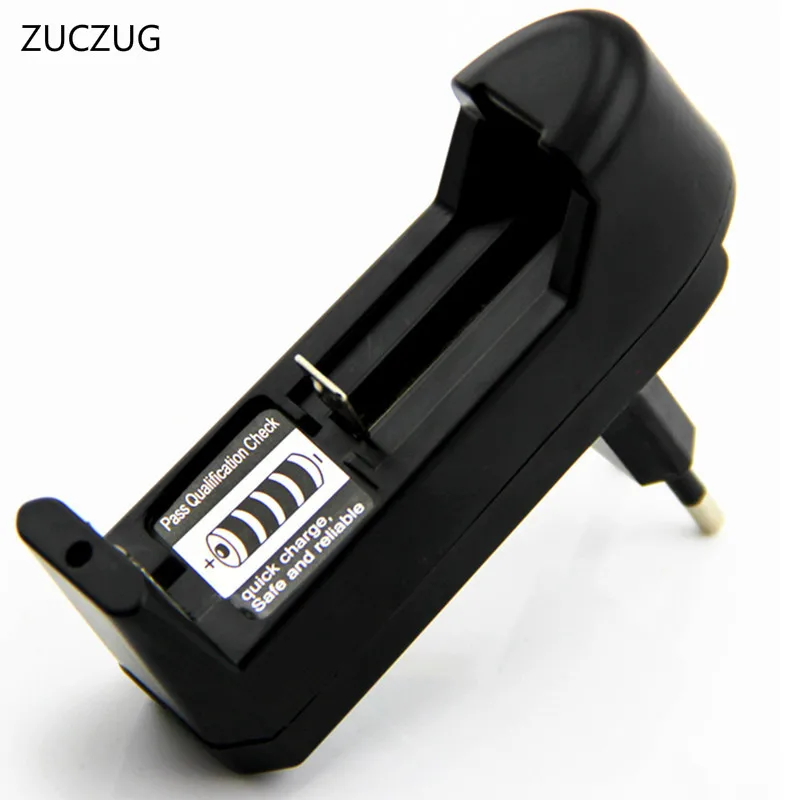 ZUCZUG-EU Plug Carregador de Bateria Universal Ajustável, Carregando para 3.7V 18650 16340 14500 Bateria Recarregável Li-ion, 1Pc