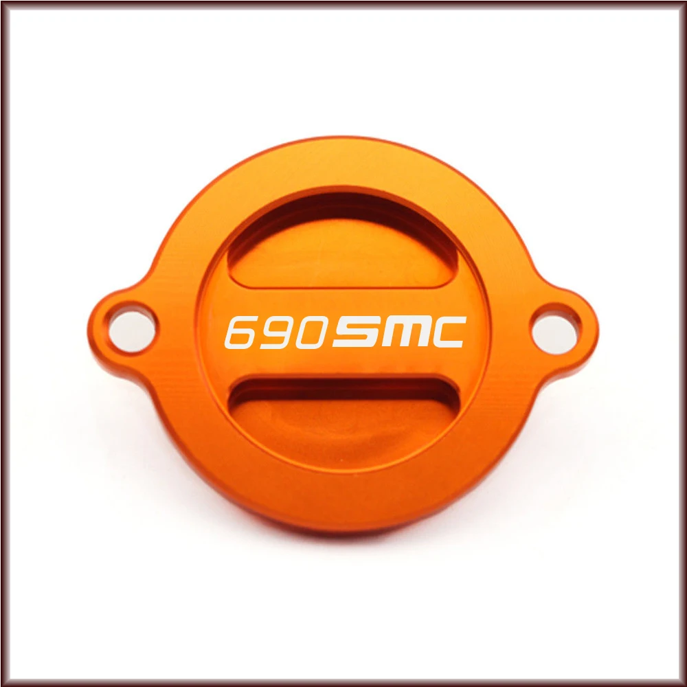 For KTM 690SMC 690 SMC R 2008 2009 2010 2011 2012 2013 2014 2015 2016 Engine Oil Filter Cover Cap Motorcycle Accessories Orange