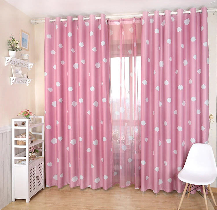 hot sale vorhang blackout 3d curtains cloud tenda vorhang blackout window curtains vorhang Curtains for living room bedding room