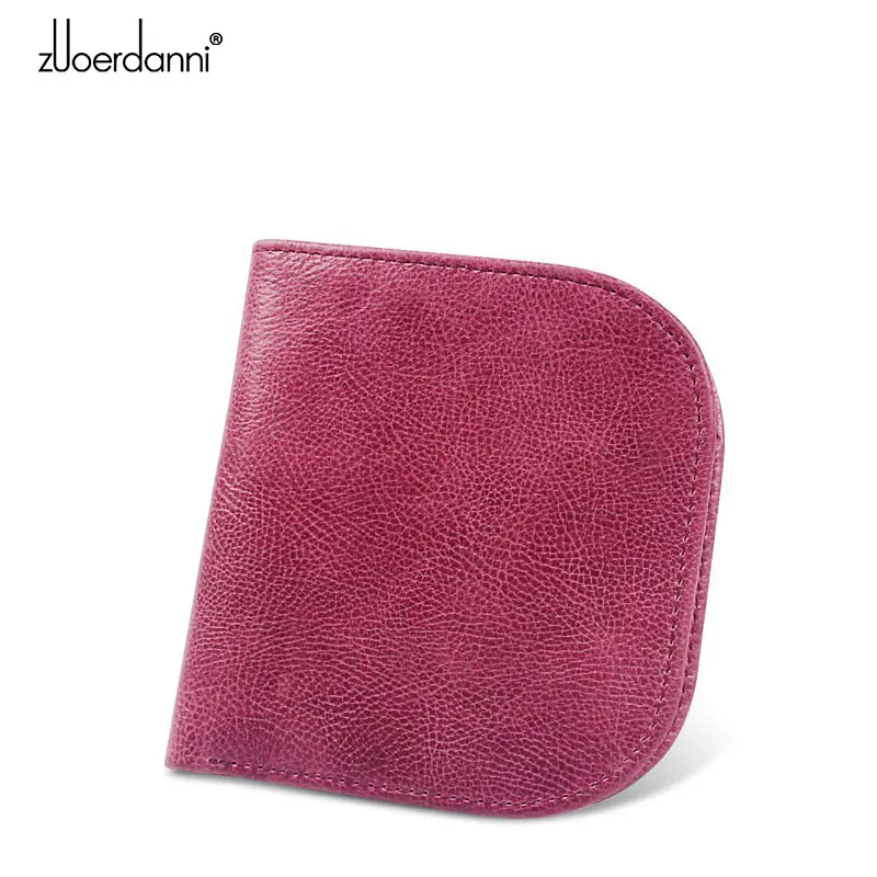 

Fashion Short Purse Cowhide Leather Mini Lady Credit/ID Card Holder Slim Purse Female Coin Bag Women Luxury Gift Monederos Mujer