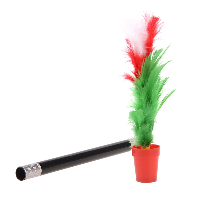 1Set Funny Children Magic Wand To Flower Magic Trick Easy Magic Tricks Toys For Adults Kids Show Prop Toys For Boys