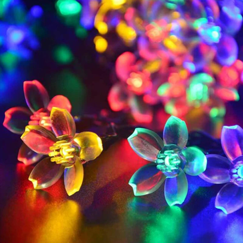 

LED Solar Lamp LED String Lights Fairy Holiday Christmas Party Garlands Solar Garden Waterproof Led Solar Light Solar Led Lamp