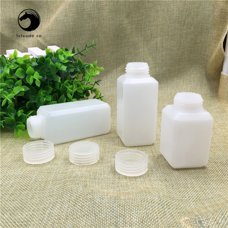 30ML 60ML 100ML 120ml Sealed Plastic Empty Square bottle Chemical liquid sample packaging Containers PP